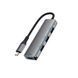 USB-хаб ACEFAST J15 USB-C 4-in-1 HUB Metal Gray