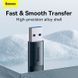 Адаптер Baseus Ingenuity Series Mini OTG Adaptor USB 3.1 to Type-C Blue