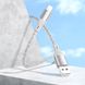 Кабель Borofone BX96 Ice crystal USB Type-A Apple Lightning 2.4 A 1m Gray