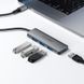USB-хаб ACEFAST J15 USB-C 4-in-1 HUB Metal Gray