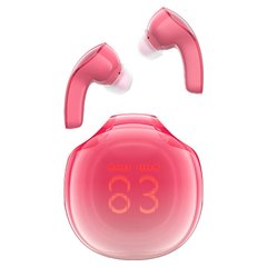 Купити Бездротові навушники ACEFAST T9 Crystal Bluetooth 5.3 Pomelo Red