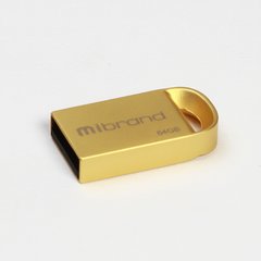Купити Флеш-накопитель Mibrand lynx USB2.0 64GB Gold