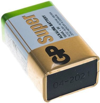 Купити Батарейка крона GP 9V/6LF22 SUPER ALKALINE тех.пак. (1шт)