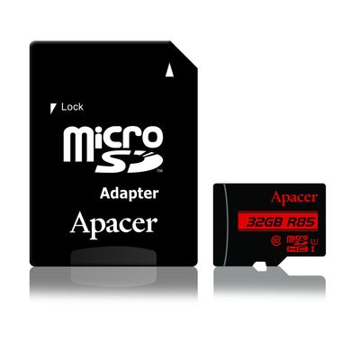 Купити Карта памяти Apacer microSDHC 32GB Class 10 UHS-I R-85MB/s +SD-адаптер