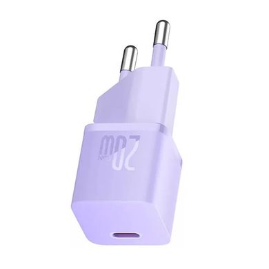 Купити Мережевий зарядний пристрій Baseus GaN5 Fast Charger(mini) 1C Purple