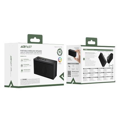 Купити Портативна колонка ACEFAST K9 Go, 5W, IPX4, Black