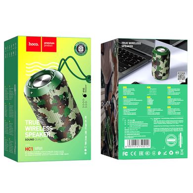 Купити Портативная колонка Hoco HC1 Trendy sound sports wireless speaker Camouflage Green