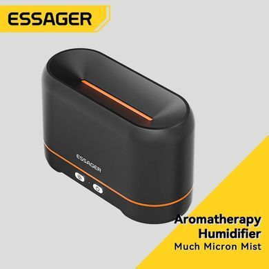 Купити Зволожувачі повітря ESSAGER Flame Aromatherapy Humidifier Black