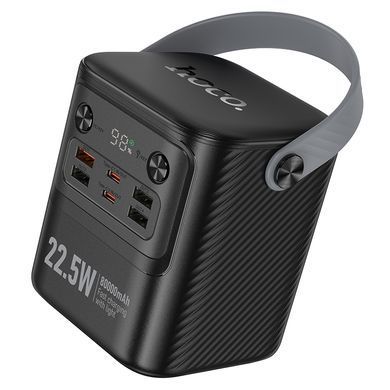 Купити Зовнішній акумулятор HOCO J152 Tough 22.5W+PD20W+light power bank (80000mAh) Black