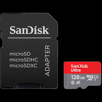 Купити Карта памяти SanDisk microSDXC Ultra 128GB Class 10 UHS-I A1 140 Мб/с