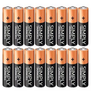 Купити Батарейка Duracell Simply LR3/AAA (16шт)