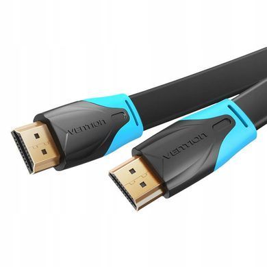 Купити Кабель Vention Flat HDMI v2.0 Cable Плоский 1.5M Чёрный (VAA-B02-L150)