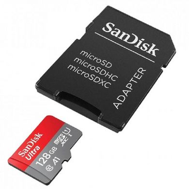 Купити Карта пам'яті SanDisk microSDXC Ultra 128GB Class 10 UHS-I A1 140 Мб/с
