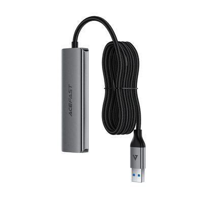 Купити USB-хаб ACEFAST J17 USB-A 4-in-1 HUB Metal Gray