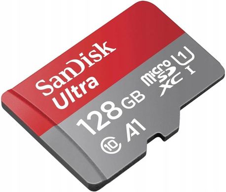 Купити Карта пам'яті SanDisk microSDXC Ultra 128GB Class 10 UHS-I A1 140 Мб/с