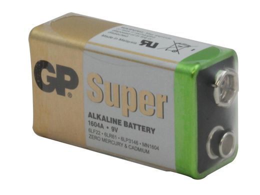 Купити Батарейка крона GP 9V/6LF22 SUPER ALKALINE тех.пак. (1шт)