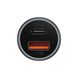 Автомобильное зарядное устройство Baseus Golden Contactor Max Dual Fast Charger USB-A/Type-C Dark Grey