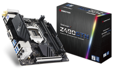 Купити Материнська плата Biostar Socket 1200 Intel Z490 MiniITX 1 x PCI-E 3.0 x16 2 x DDR4 DIMM; Кількість каналів 2 24-pin 8-pin