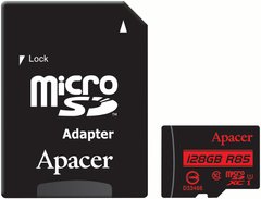 Купити Карта пам'яті Apacer microSDXC 128GB Class 10 UHS-I R-85MB/s +SD-адаптер