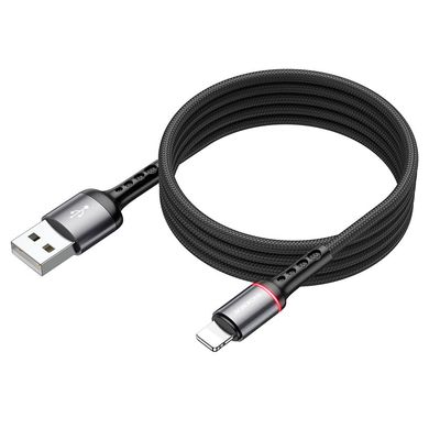Купити Кабель Borofone BU33 USB Apple Lightning 2.4 A 1,2 m Black