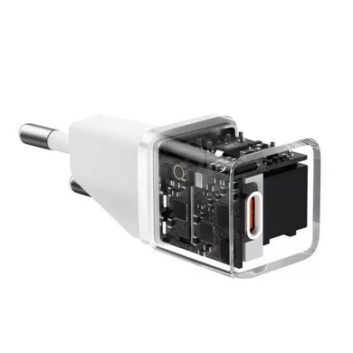 Купити Мережевий зарядний пристрій Baseus GaN5 Fast Charger(mini) 1C White
