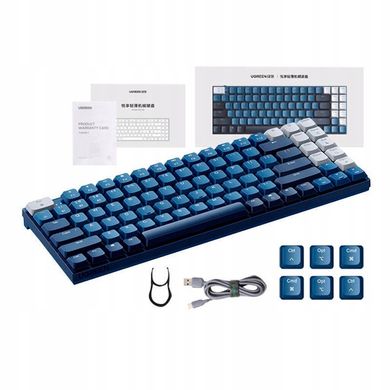 Купити Клавіатура UGREEN KU102 Eng/Ru Blue