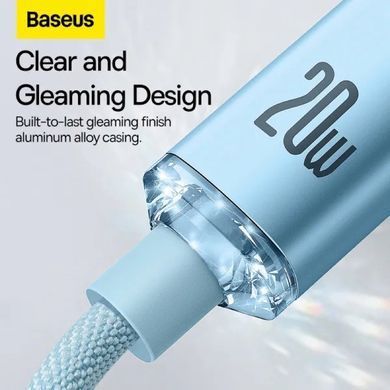 Купити Кабель Baseus Gem Fast-Charging Data Cable USB-C to iP 20W 2m Galaxy Blue