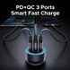 Автомобільний зарядний пристрій UGREEN EC307 30W 3-Port Fast Car Charger