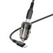 Автомобільний зарядний пристрій Borofone BZ29A Talented USB-A/Type-C Transparent Black