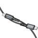 Кабель ACEFAST C1-03 Type-C to Type-C 3A, 1.2m, nylon, aluminum connectors, Black