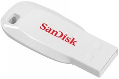 Купити Флеш-накопичувач SanDisk USB2.0 Cruzer Blade 16GB White