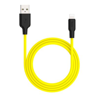 Купити Кабель Hoco X21 USB Lightning 2A 1m Black-Yellow