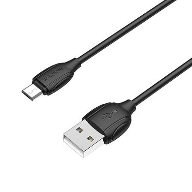 Купити Кабель Borofone BX19 Benefit microUSB USB 2.4 A 1m Black