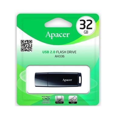Купити Флеш-накопичувач Apacer USB 2.0 AH336 32Gb black