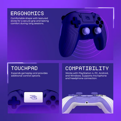 Купити Геймпад Proove Gaming Skadi White/Purple (WGSK00022016)