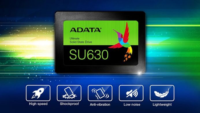 Купити Накопитель SSD A-DATA Ultimate SU630 480GB 2.5" SATA III (6Gb/s) 3D TLC NAND