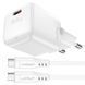 Мережевий зарядний пристрій ACEFAST A77 mini PD30W GaN single USB-C charger set (C3-03) White