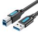 Кабель Vention USB Type-В 1.5m Black