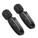 Бездротова мікрофонна система HOCO L15 Dual-mic clip-on wireless digital microphone (iP/Type-C) Black