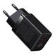 Мережевий зарядний пристрій Baseus Super Si Pro Quick Charger C+U Black