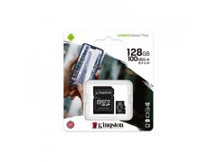 Купити Карта памяти Kingston microSDXC Canvas Select Plus 128GB Class 10 UHS-I A1 R-100MB/s +SD-адаптер