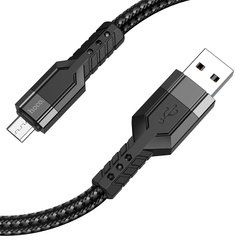 Купити Кабель Hoco U110 USB Micro 2.4 A 1,2 m Black