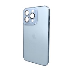 Купити Стеклянный чехол с MagSafe Apple iPhone 12 Pro Sierra Blue