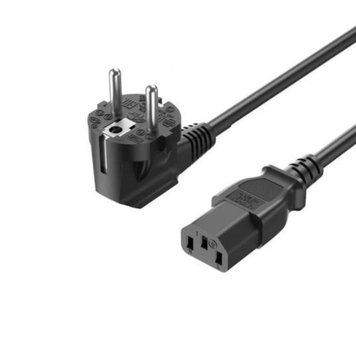 Купити Кабель Vention 3-Prong Power Cord Connector EU-Plug C13 Black