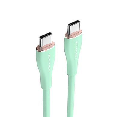 Купити Кабель Vention USB 2.0 C Male to C Male 5A Cable 1M Light Green Silicone Type (TAWGF)