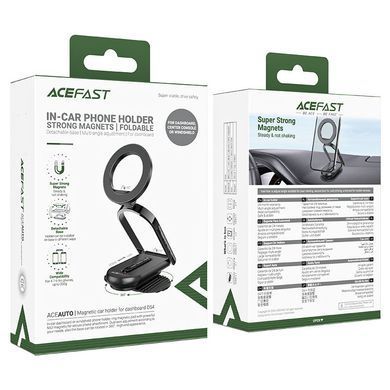Купити Тримач для мобiльного ACEFAST D54 magnetic car holder for dashboard Black