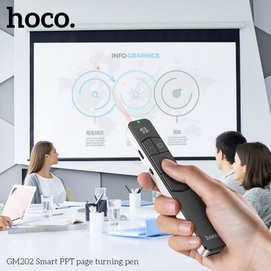 Купити Лазерная указка HOCO GM202 Smart PPT page turning pen Silver