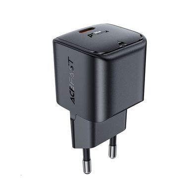 Купити Сетевой зарядное устройство ACEFAST A77 mini PD30W GaN USB-C charger Black