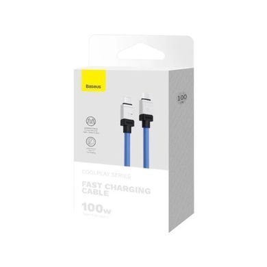 Купити Кабель Baseus CoolPlay Series Fast Charging Cable Type-C to Type-C 100W 1m Blue