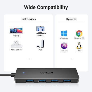 Купити Хаб UGREEN 4-Port USB 3.0 Hub